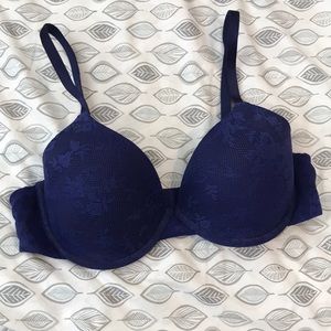Blue lace Bra
